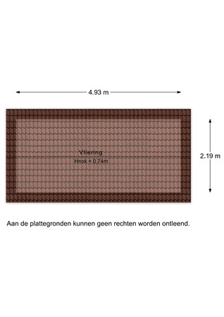 Plattegrond - Kievitstraat 21, 4793 HL Fijnaart - Kievitstraat 21-Vliering - 2D.jpg